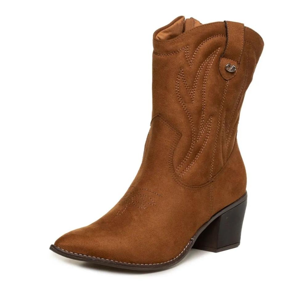 Bota Via Marte Country Feminina Marrom 5