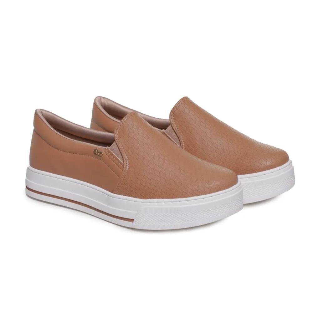 Tênis Via Marte Casual Feminino Marrom 2