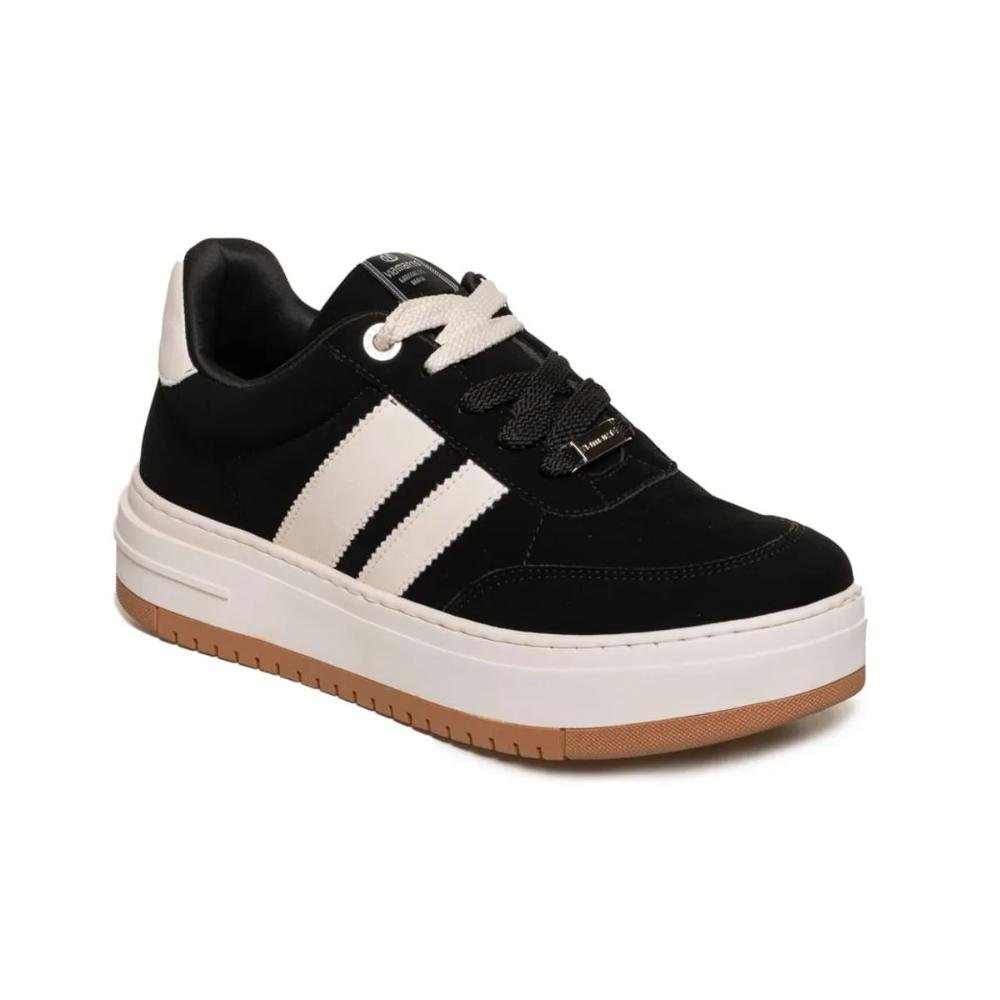 Tênis Via Marte Sneaker Flatform Feminino Preto 4