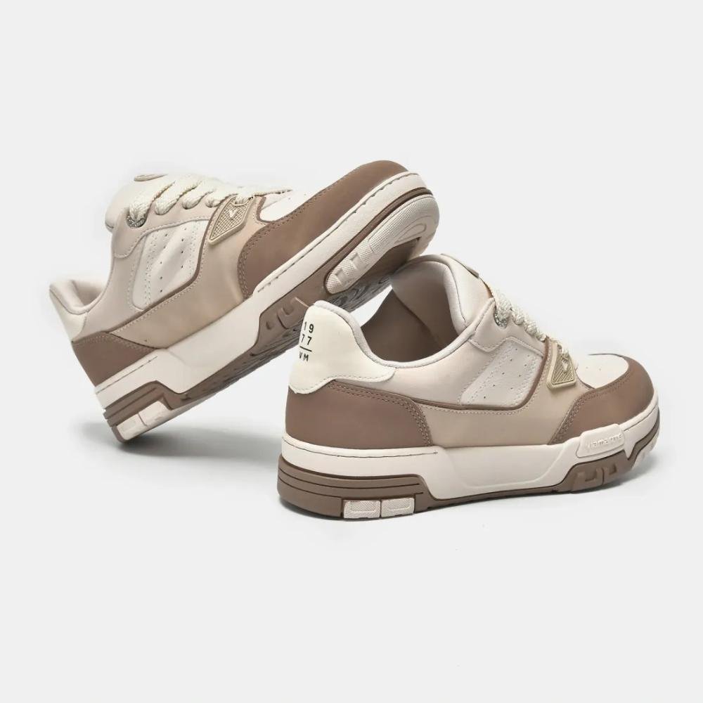 Tênis Via Marte Chunky Feminino Bege 3