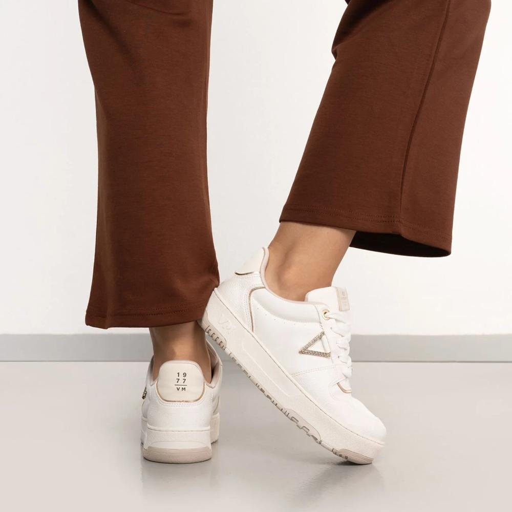 Tênis Via Marte Plataforma Feminino Branco 9