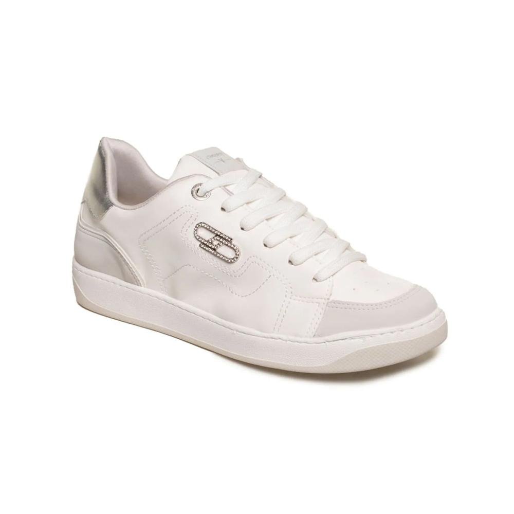 Tênis Via Marte Detalhe Metalizado Feminino Off White 3