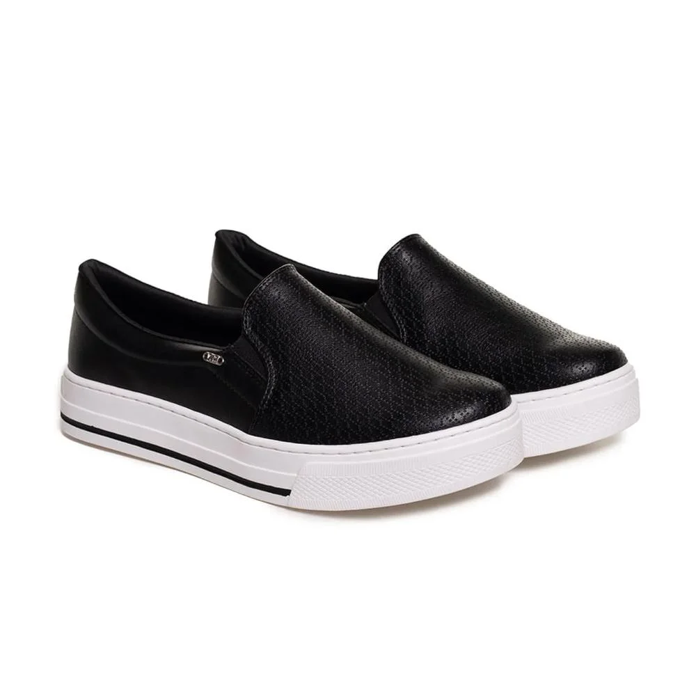 Tênis Via Marte Slip On Feminino Preto 4