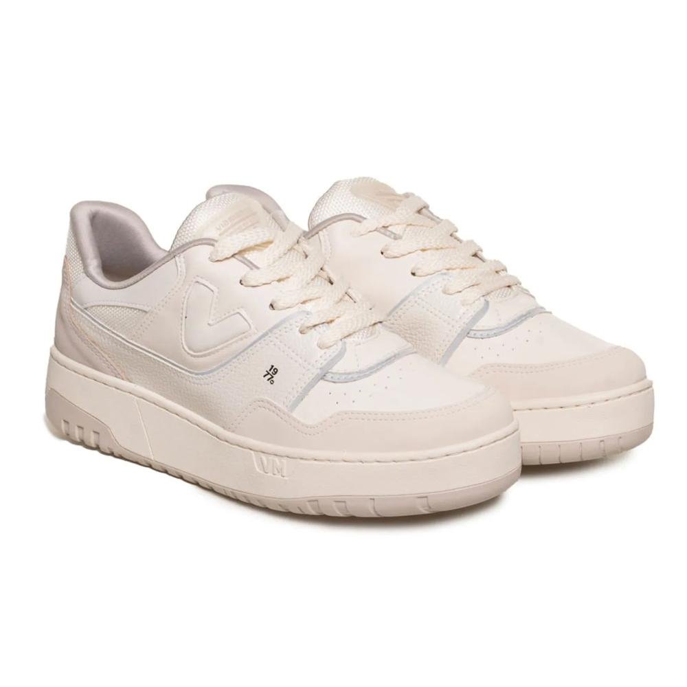 Tênis Via Marte 1977 Plataforma Feminino Bege 4