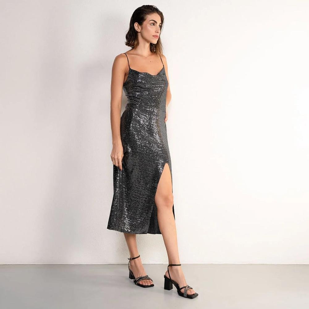 Sandália Vizzano Amarração Salto Bloco Feminina Preto 8