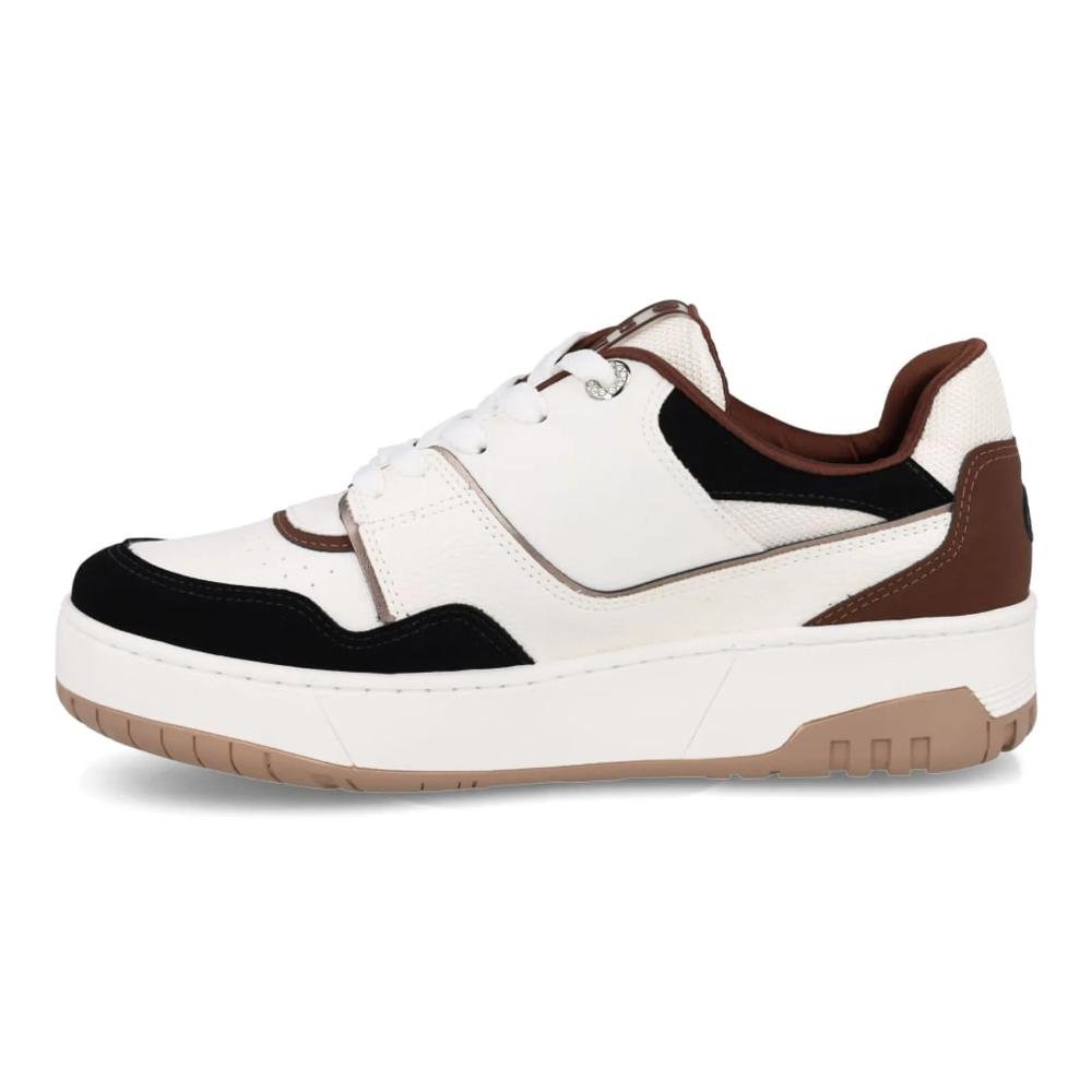 Tênis Via Marte Chunky Feminino Branco/Marrom 2