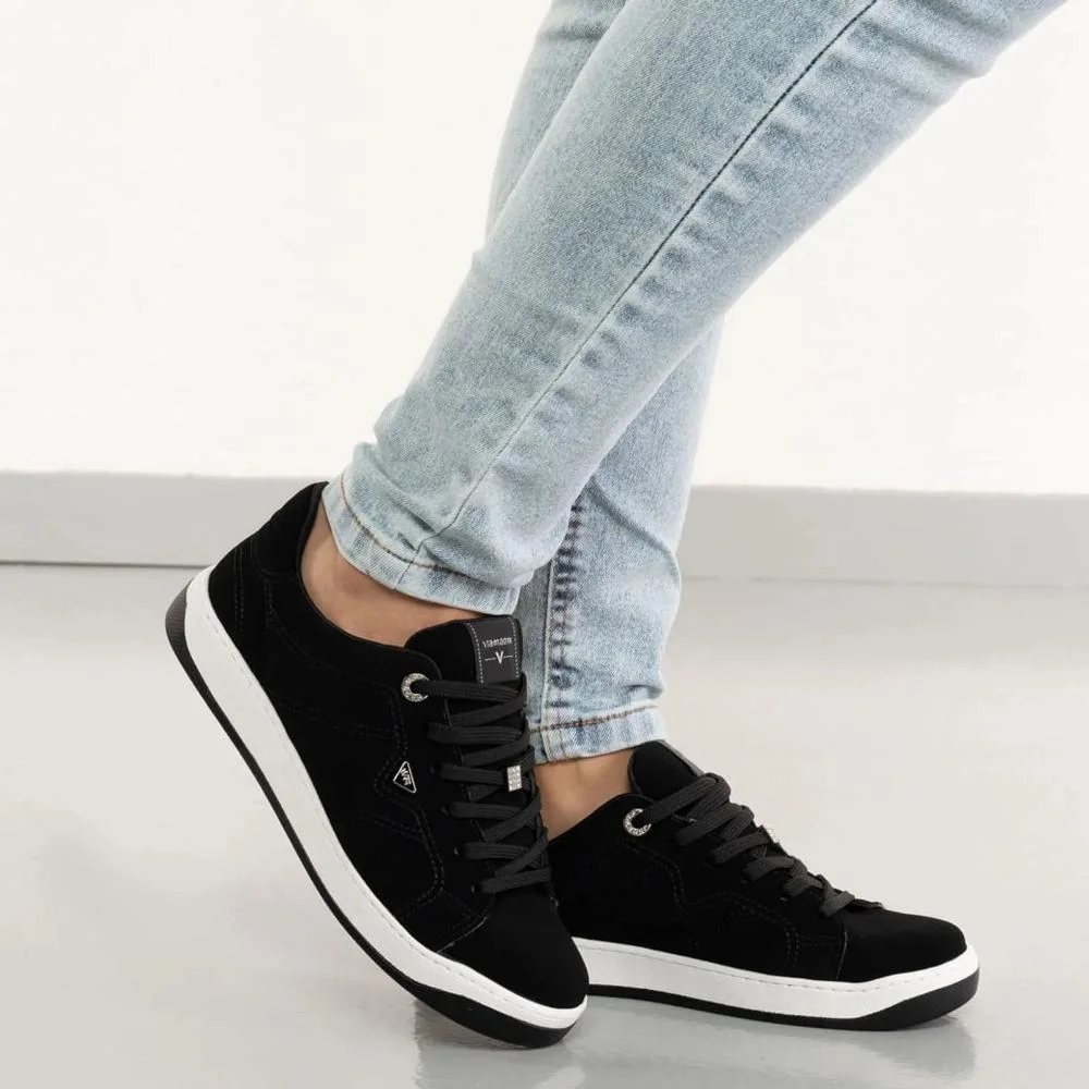 Tênis Via Marte Urbano Casual Feminino Preto 5