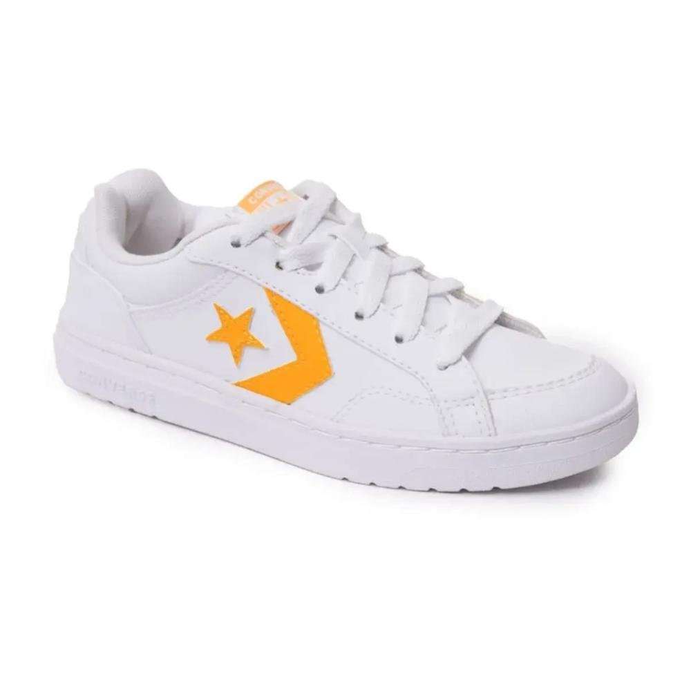 Tênis All Star Pro Blaze Classic Unissex Branco/Amarelo 2
