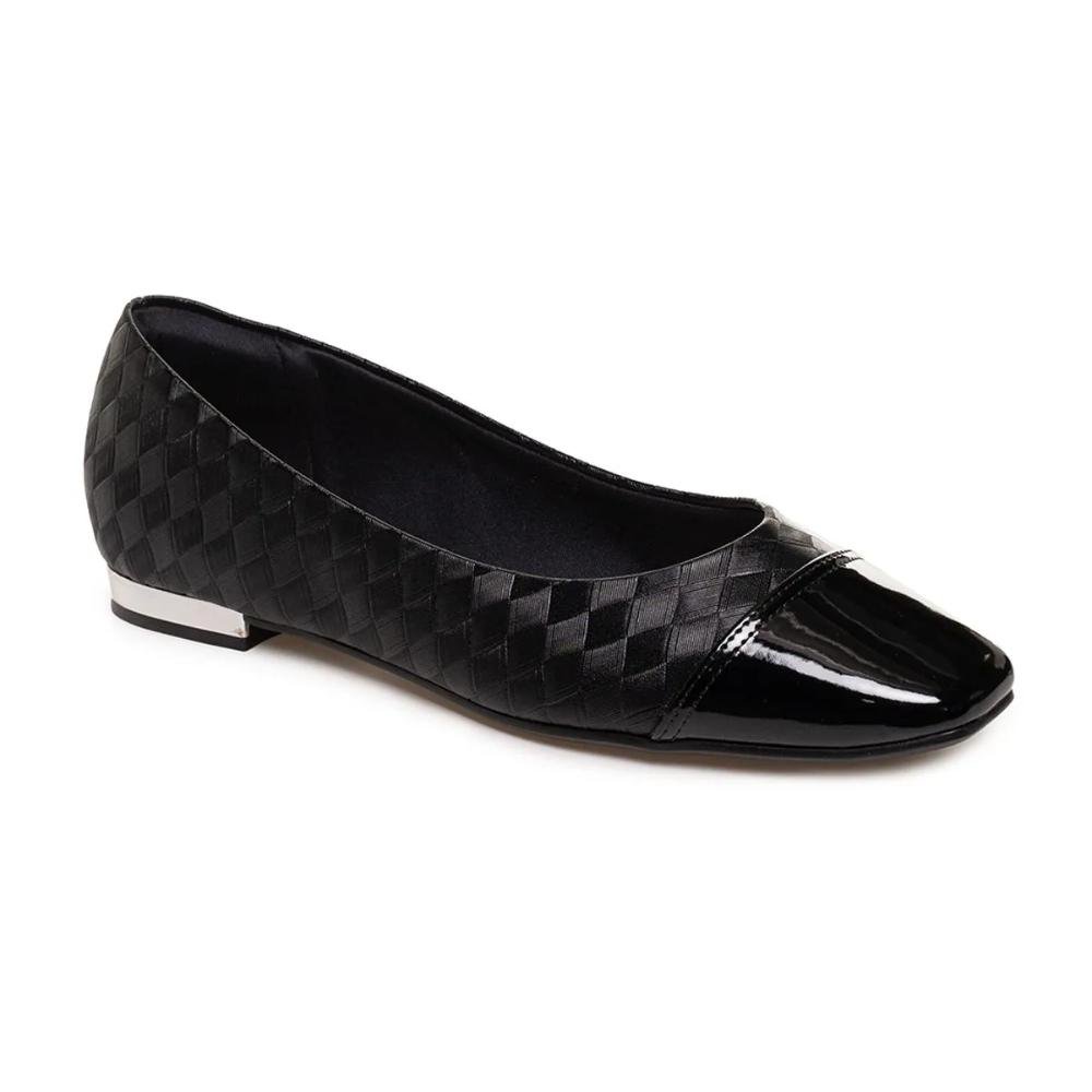 Sapatilha Bebecê Salto Metal Feminino Preto 2