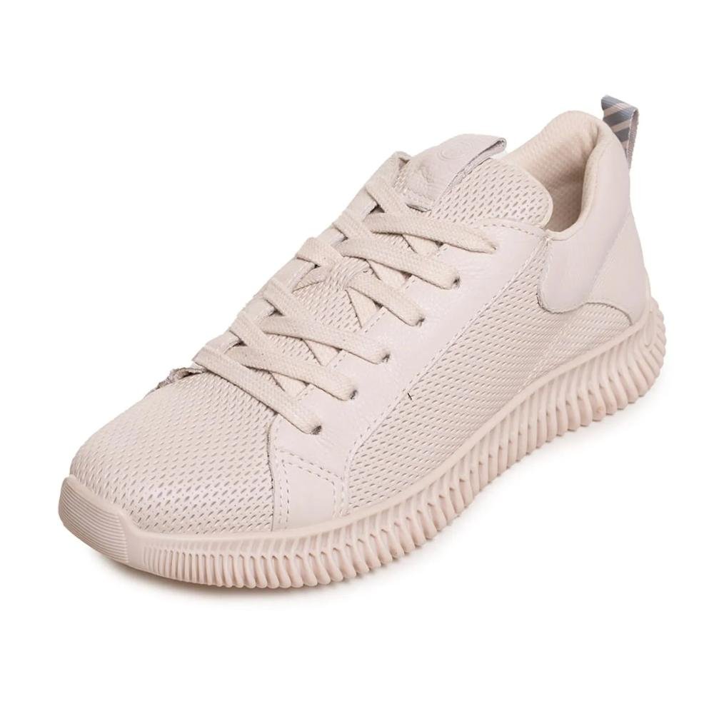 Tênis Bottero Casual Couro Branco Off 5