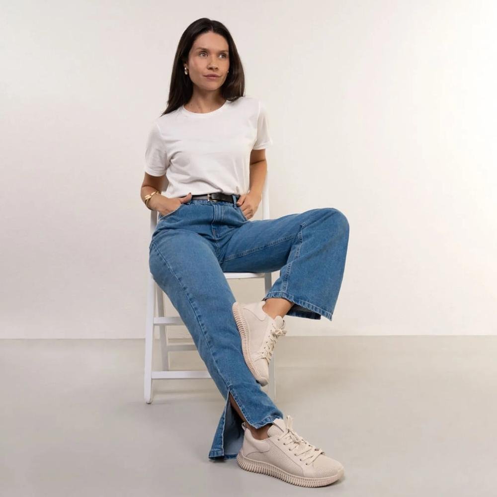 Tênis Bottero Casual Couro Branco Off 8