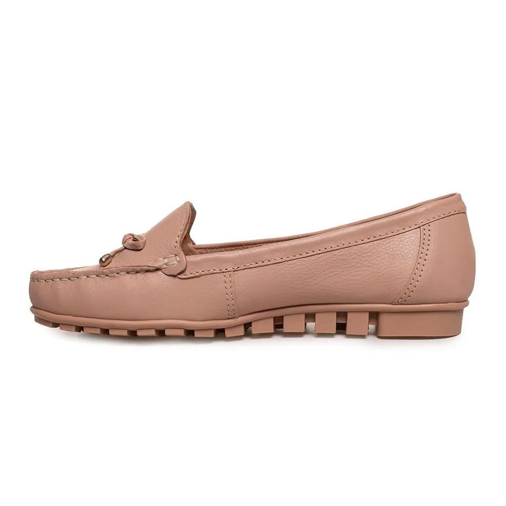 Sapato Mocassim Bottero Couro Feminino Nude 2