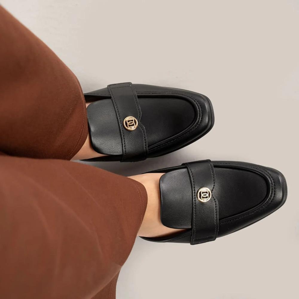 Sapato Mule Dakota Monocolor Feminino Preto 6