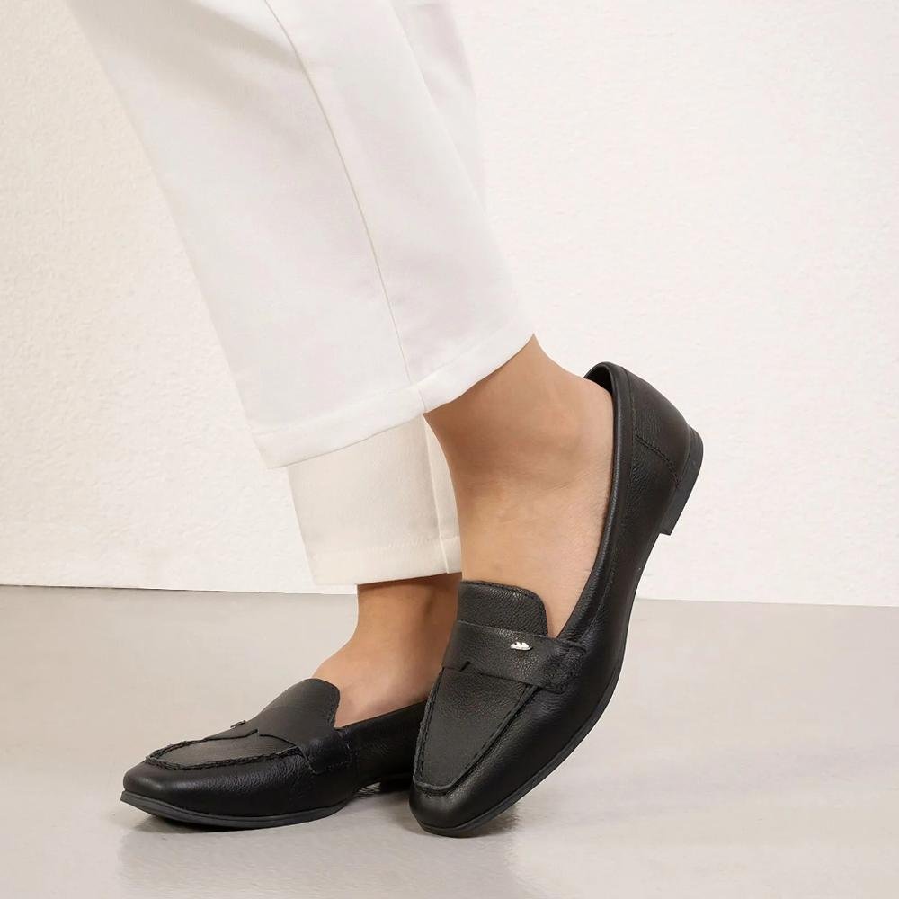 Sapato Mocassim Dakota Feminino Preto 7