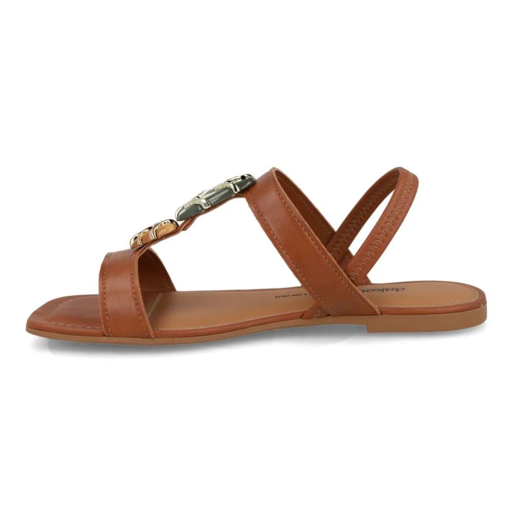 Sandália Dakota Rasteira Feminina Marrom 2