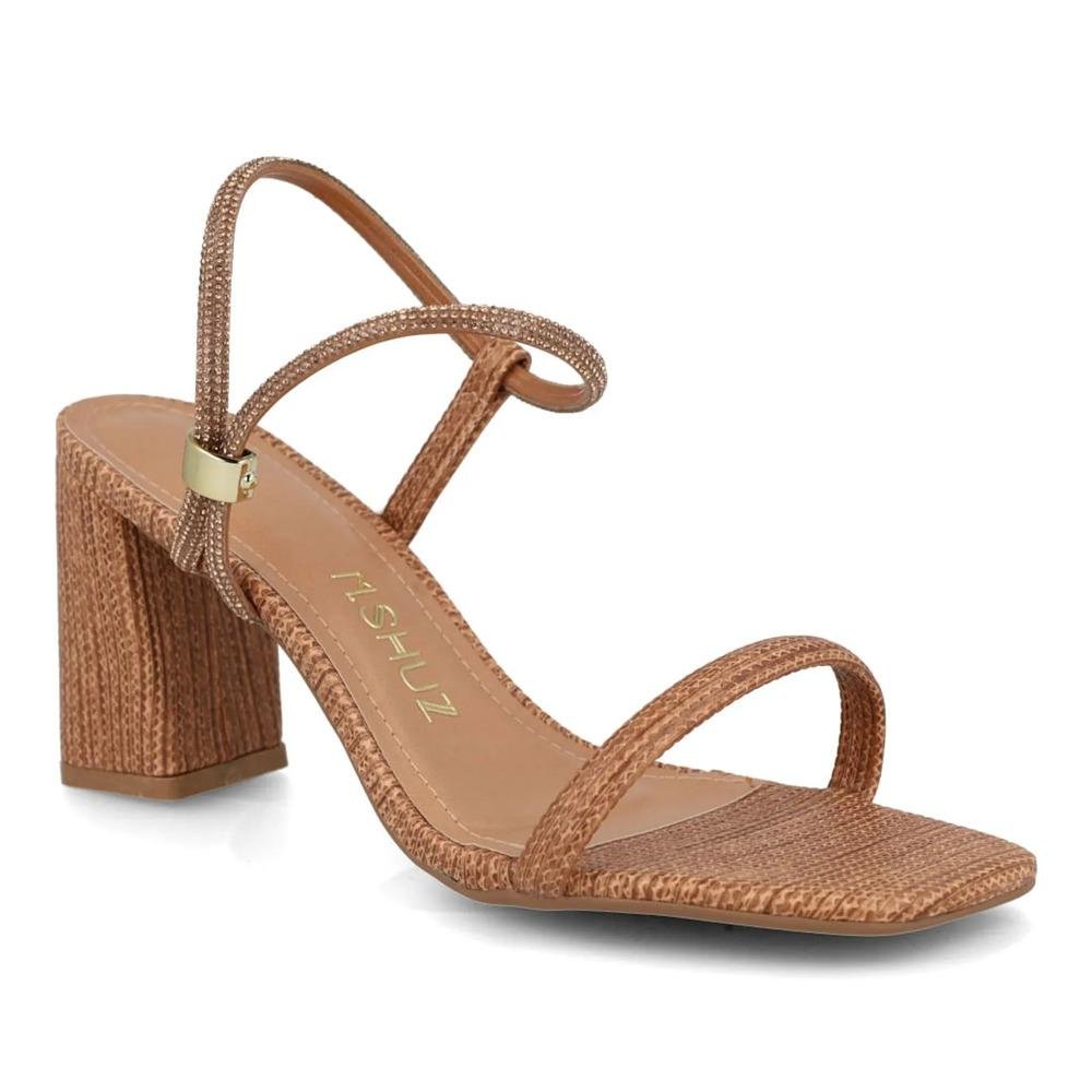 Sandália M Shuz Tramaxy Feminina Marrom 3