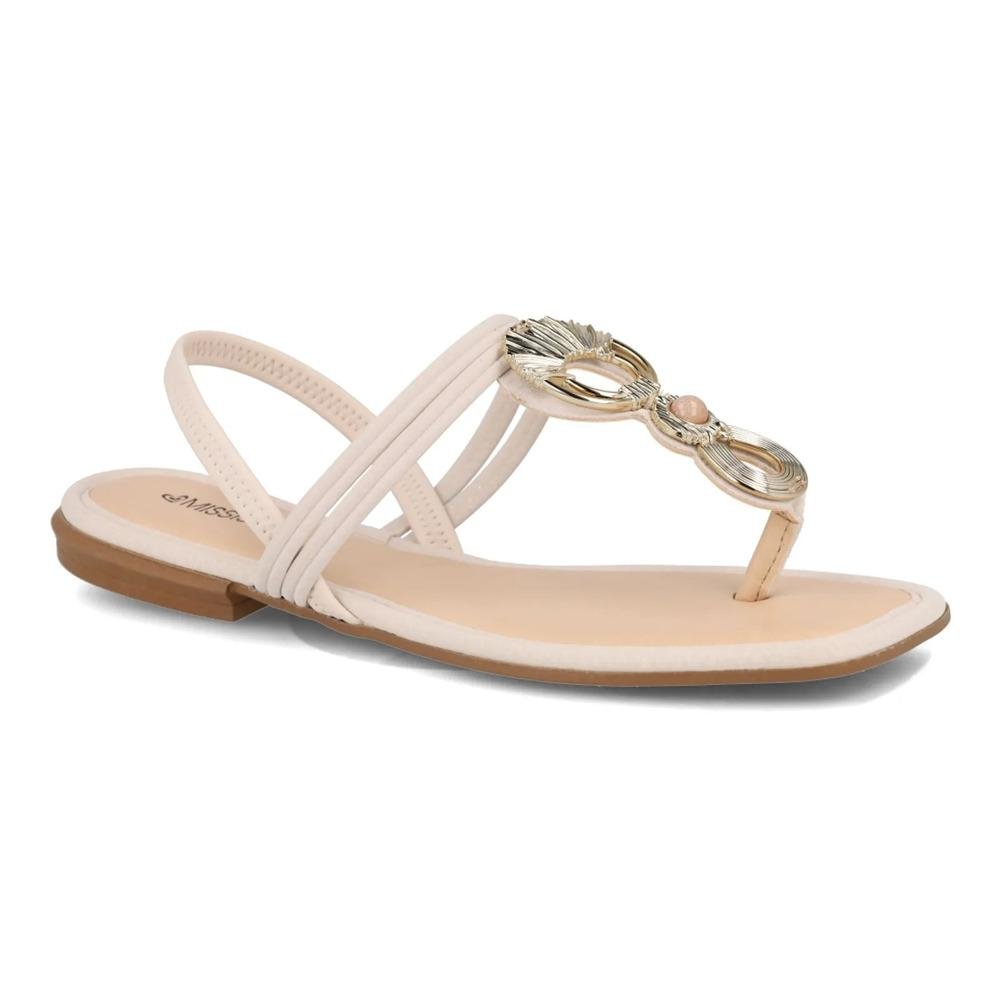 Sandália Mississipi Rasteira Feminina Branco 3