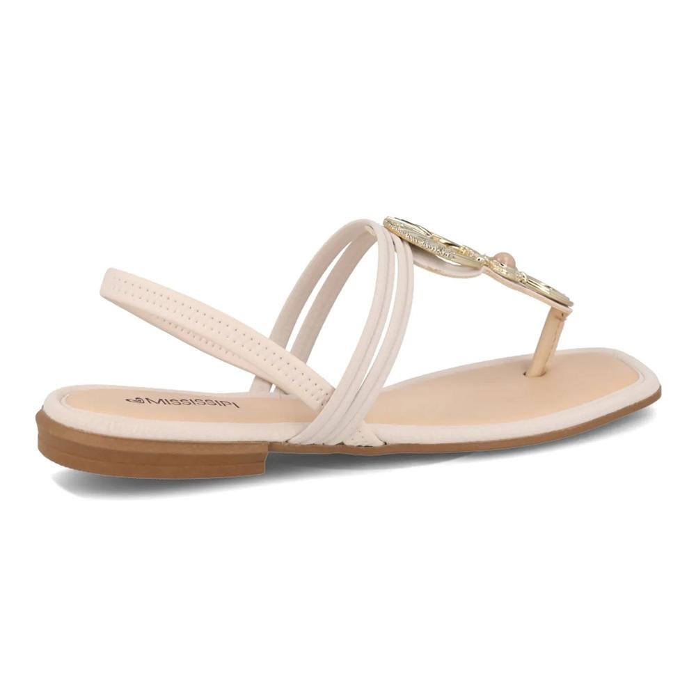 Sandália Mississipi Rasteira Feminina Branco 6