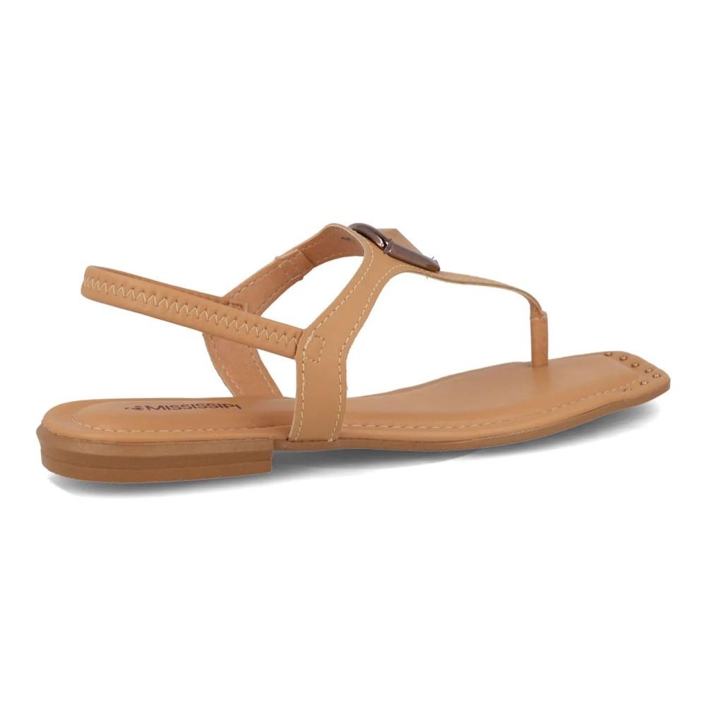 Sandália Mississipi Tira Central Feminina Marrom 6
