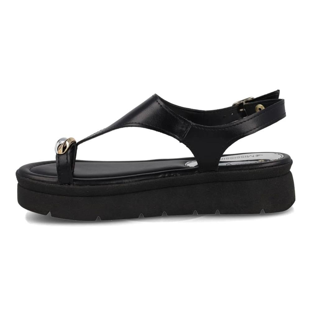 Sandália Mississipi Plataforma Feminina Preto 2