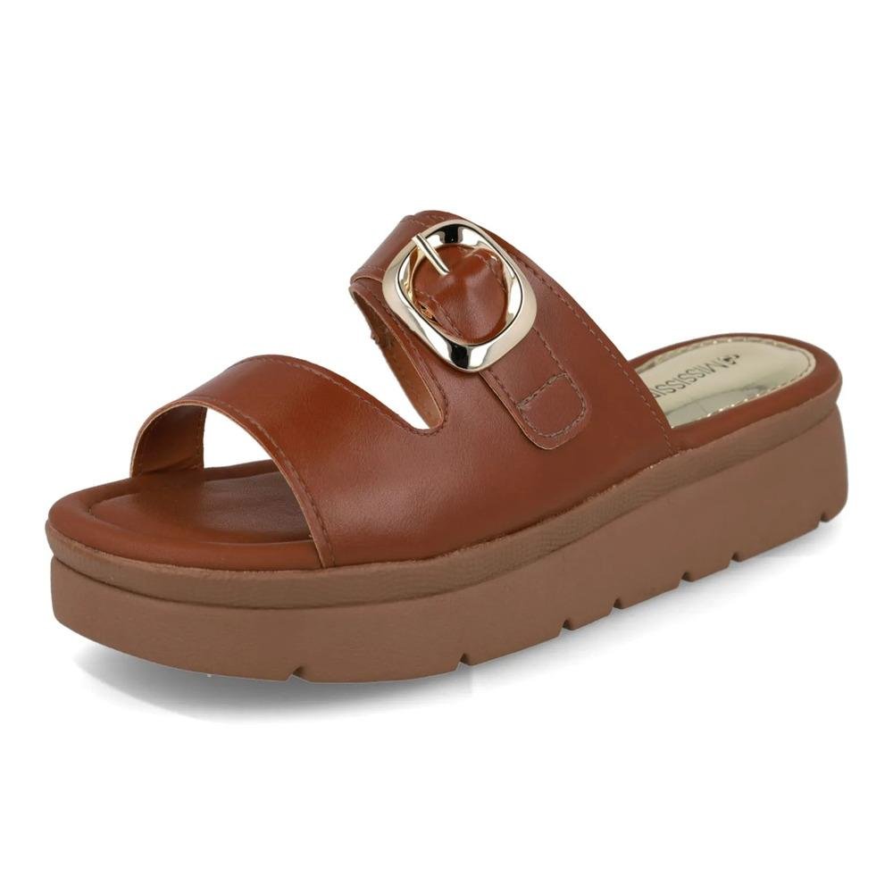 Tamanco Mississipi Flatform Feminino Marrom 4