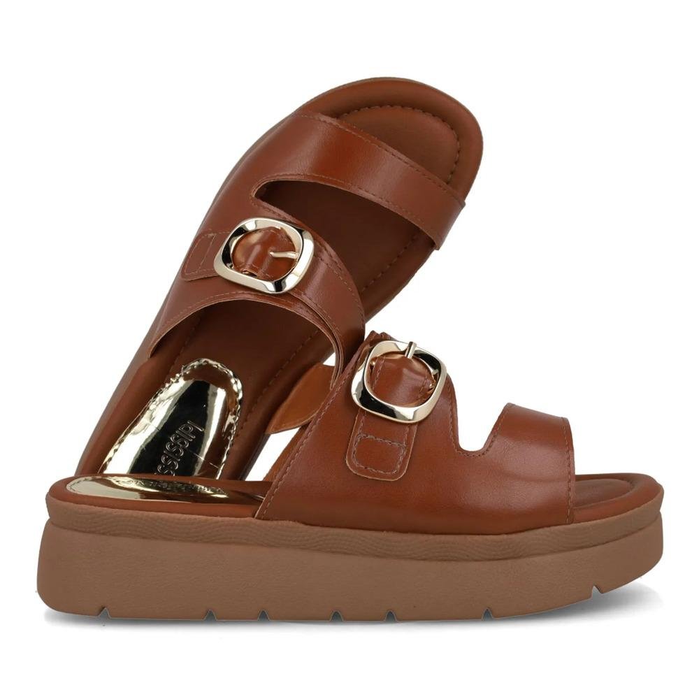 Tamanco Mississipi Flatform Feminino Marrom 6