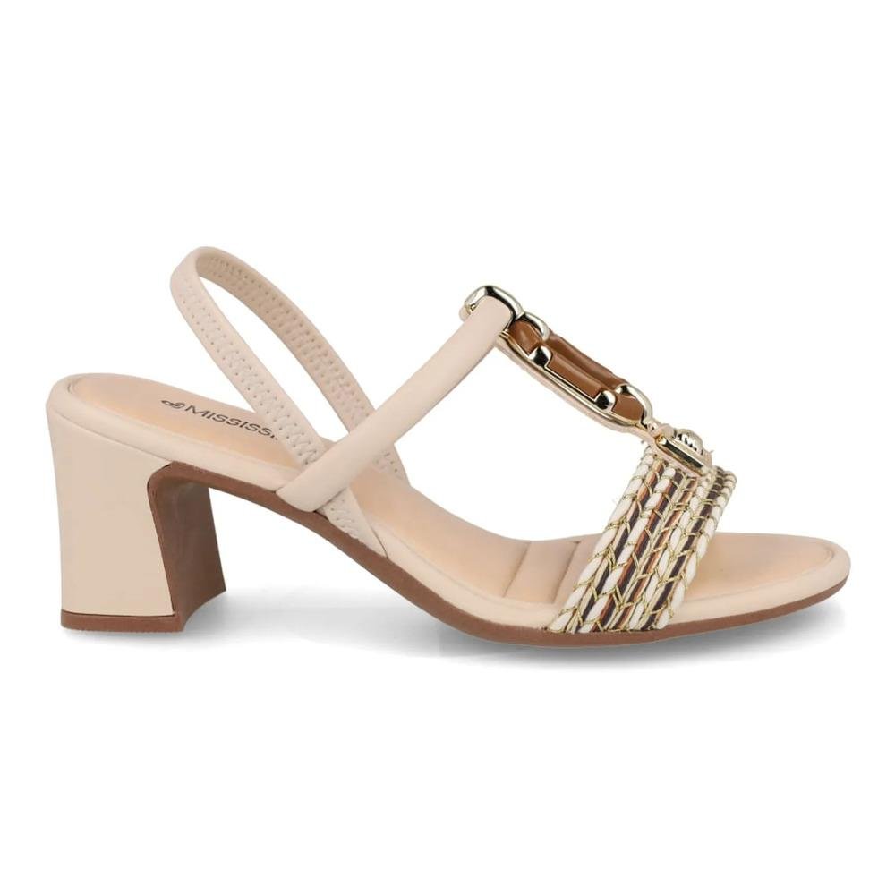 Sandália Mississipi Salto Bloco Feminina