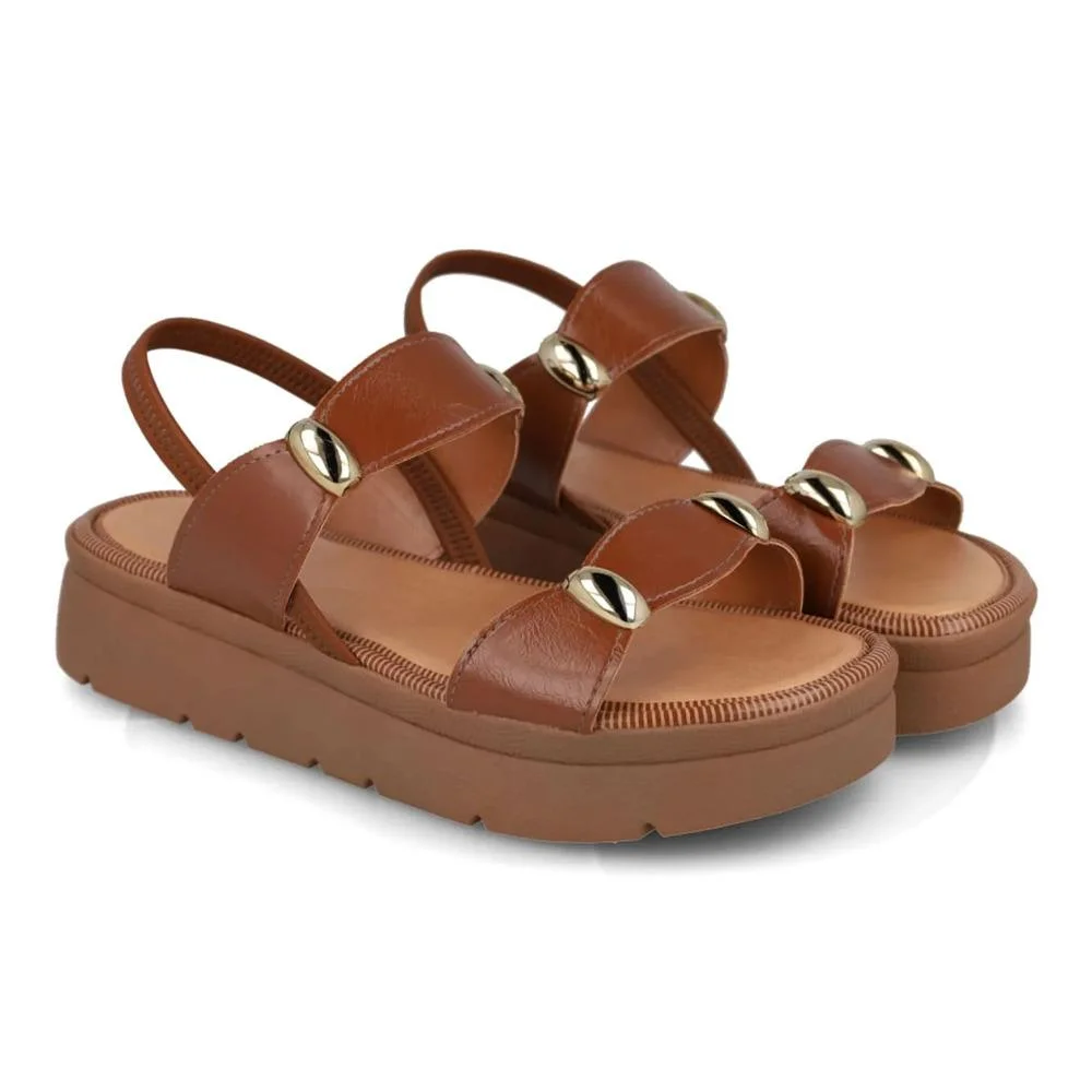 Sandália Mississipi Tira Feminina Marrom 4