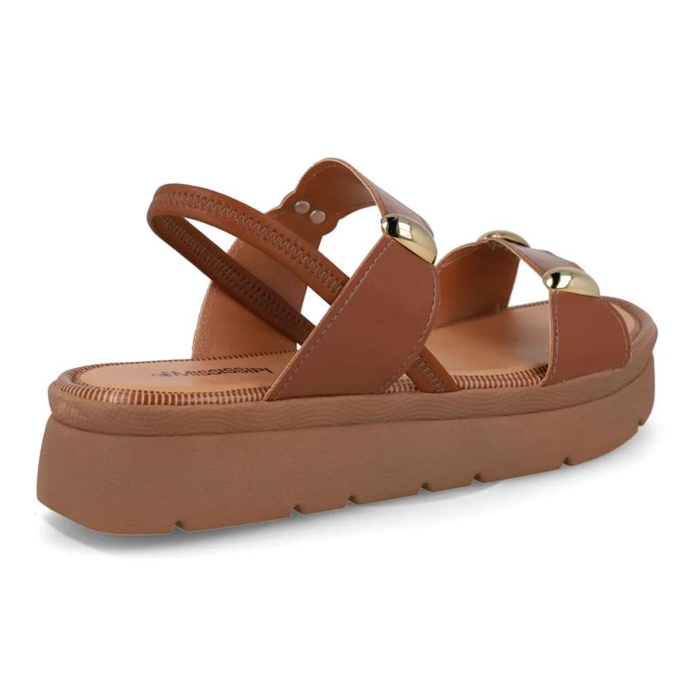 Sandália Mississipi Tira Feminina Marrom 6