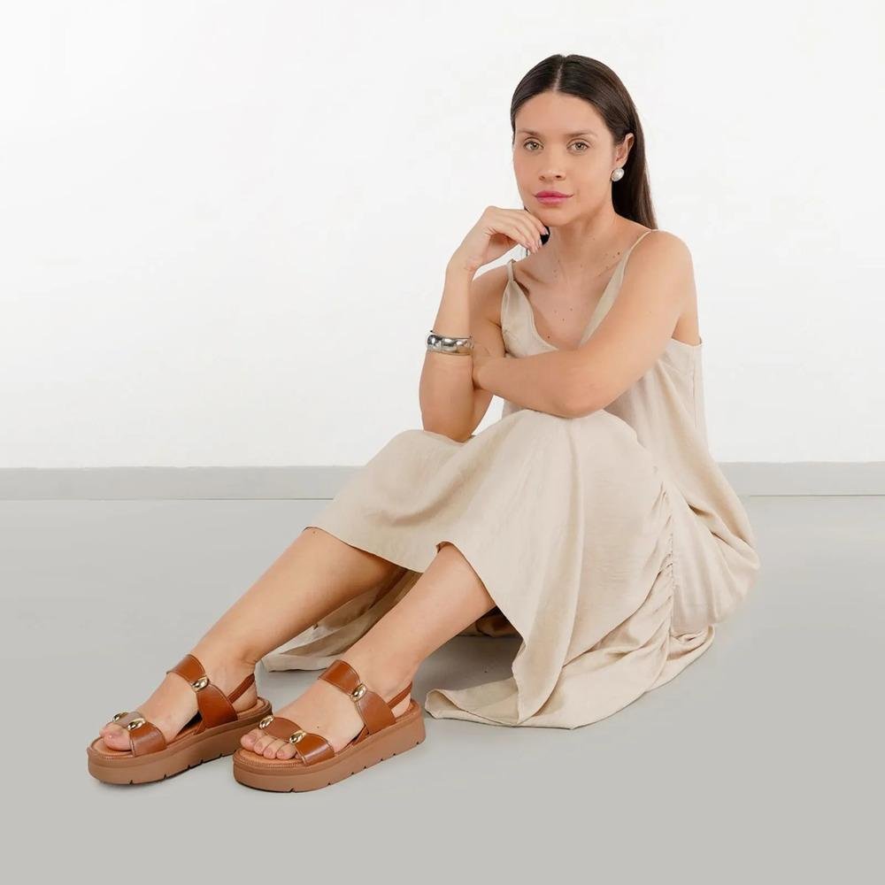 Sandália Mississipi Tira Feminina Marrom 8