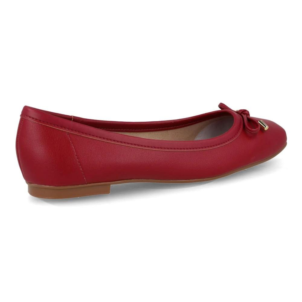 Sapatilha Moleca Laço Feminina Vermelho 6