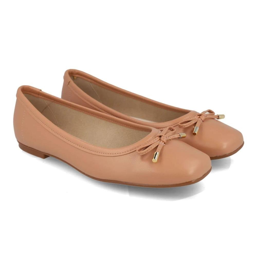 Sapatilha Moleca Laço Feminina Nude 4