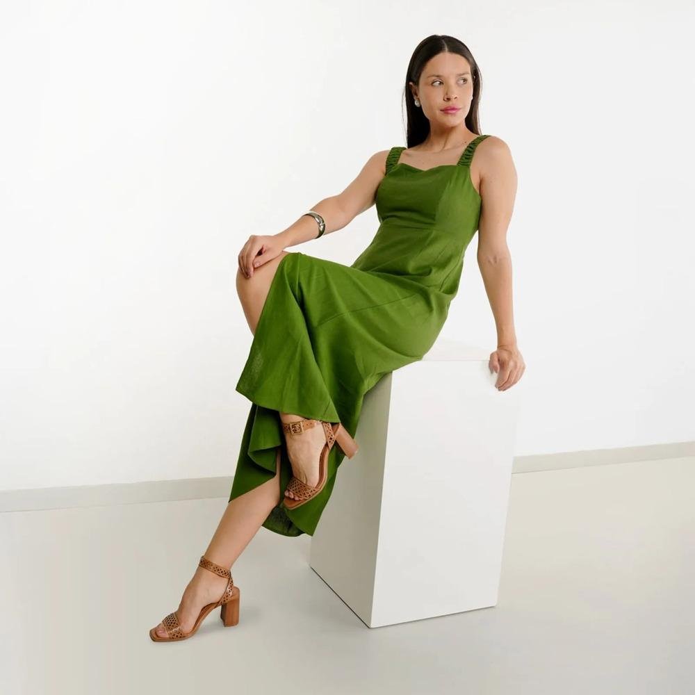 Sandália Osc Recorte Vazado Feminina Marrom 8