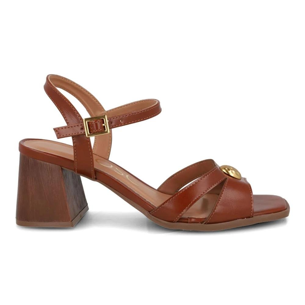 Sandália Osc Salto Bloco Feminina