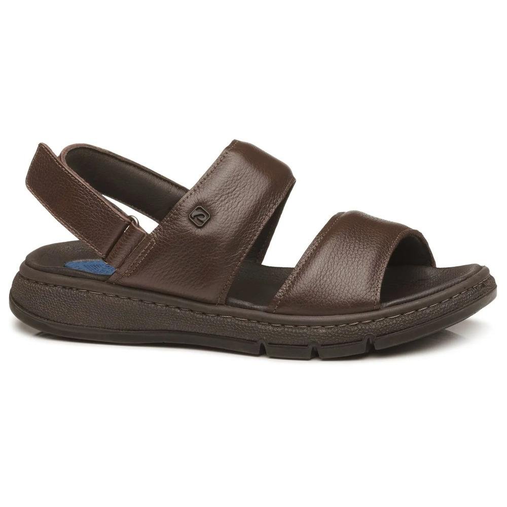 Sandália Pegada Couro Masculina