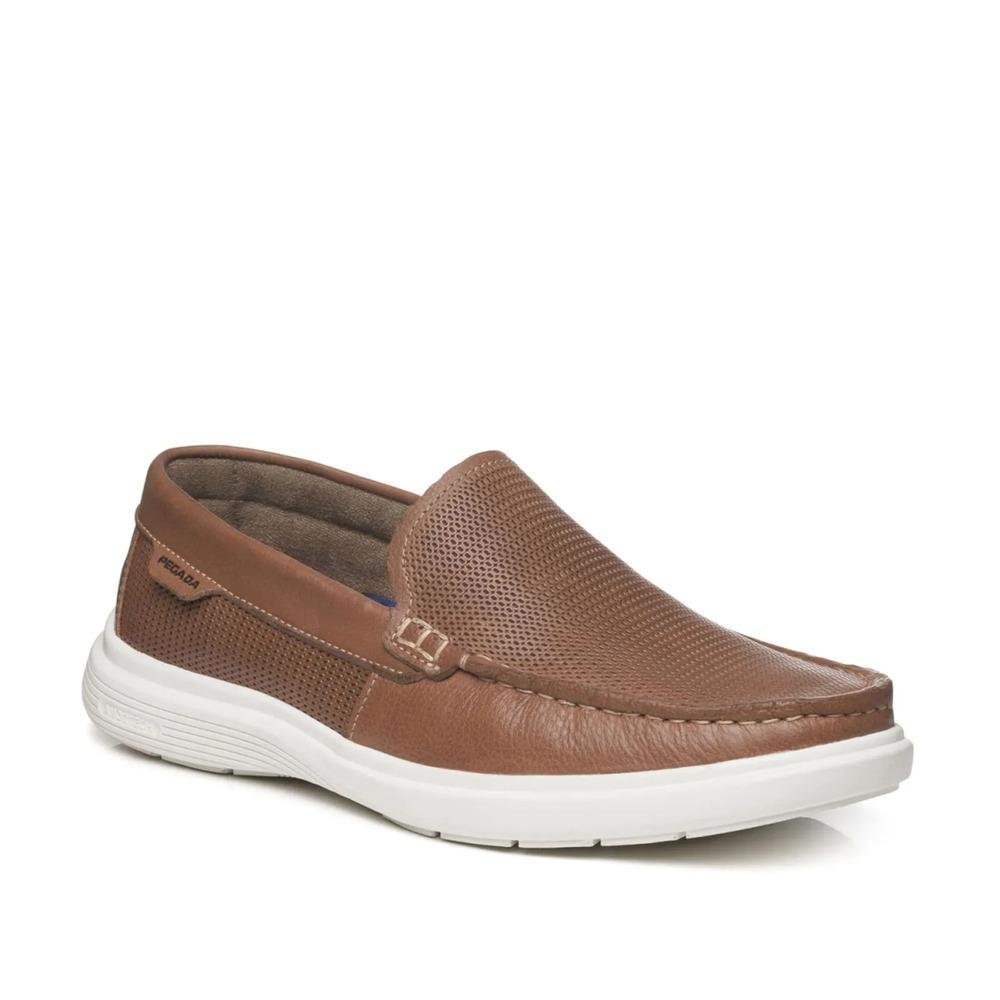 Sapato Mocassim Pegada Linha Navale Masculino Marrom 2
