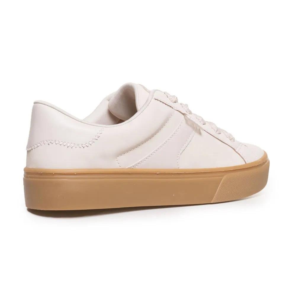 Tênis Quiz Casual Cadarço Feminino Branco Off 5