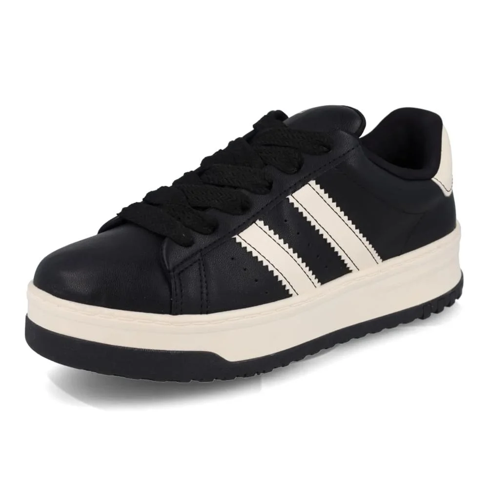 Tênis Ramarim Sola Alta Feminino Preto/Branco 4