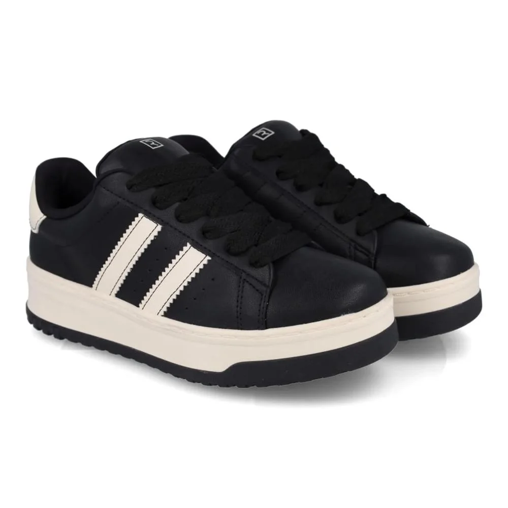 Tênis Ramarim Sola Alta Feminino Preto/Branco 6