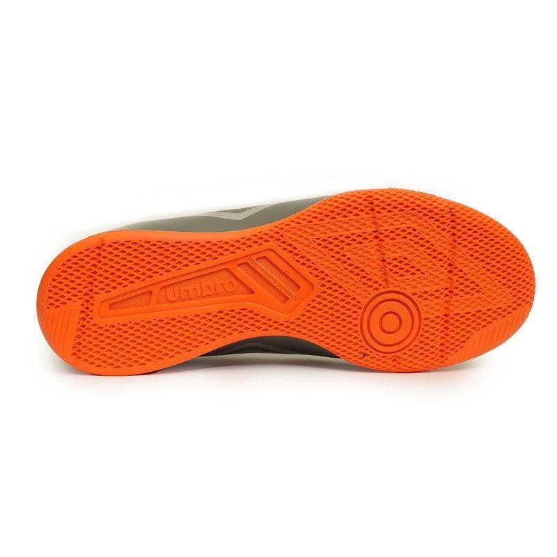 Chuteira Umbro Futsal Masculina Cinza/Laranja 7