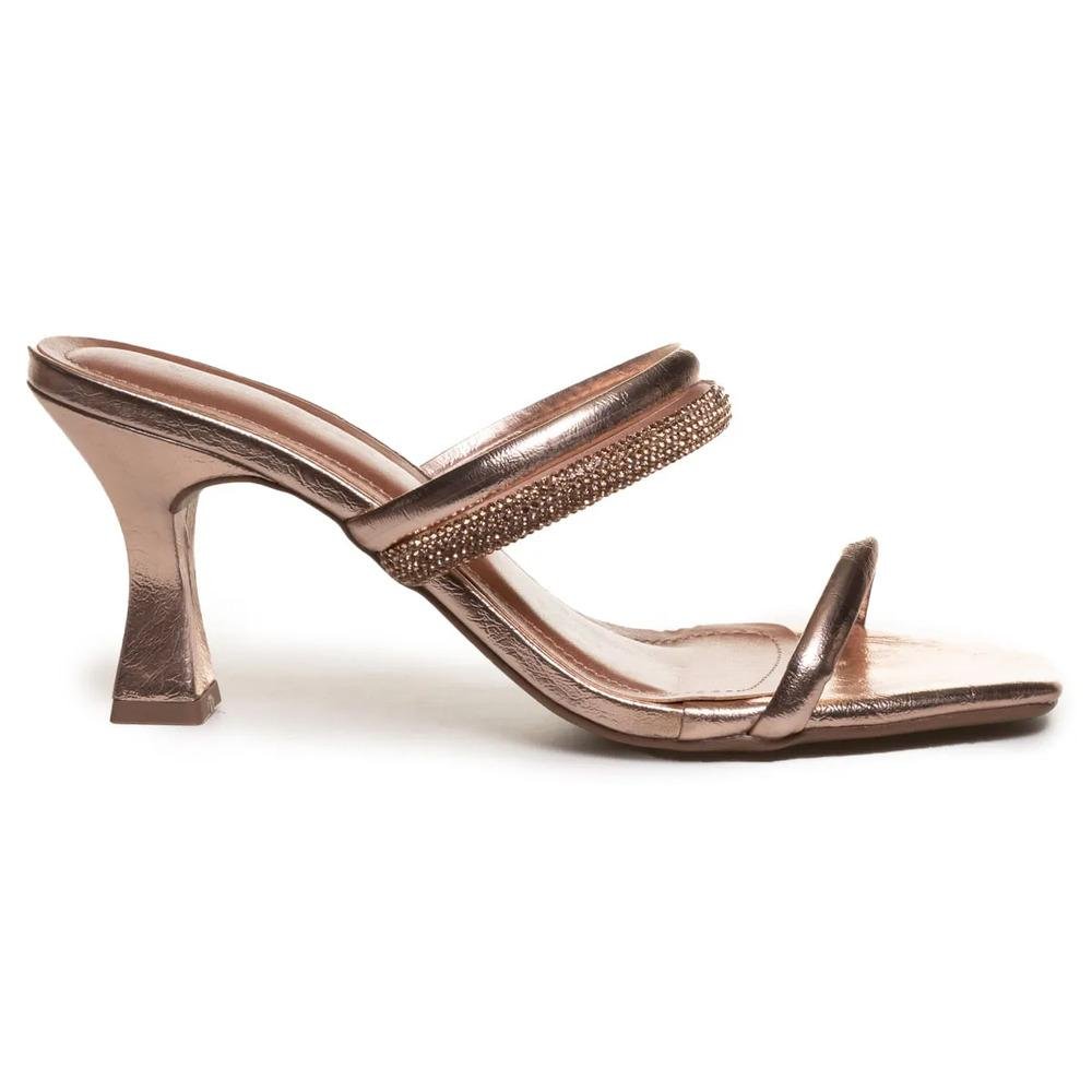 Tamanco Via Marte Salto Médio Feminino