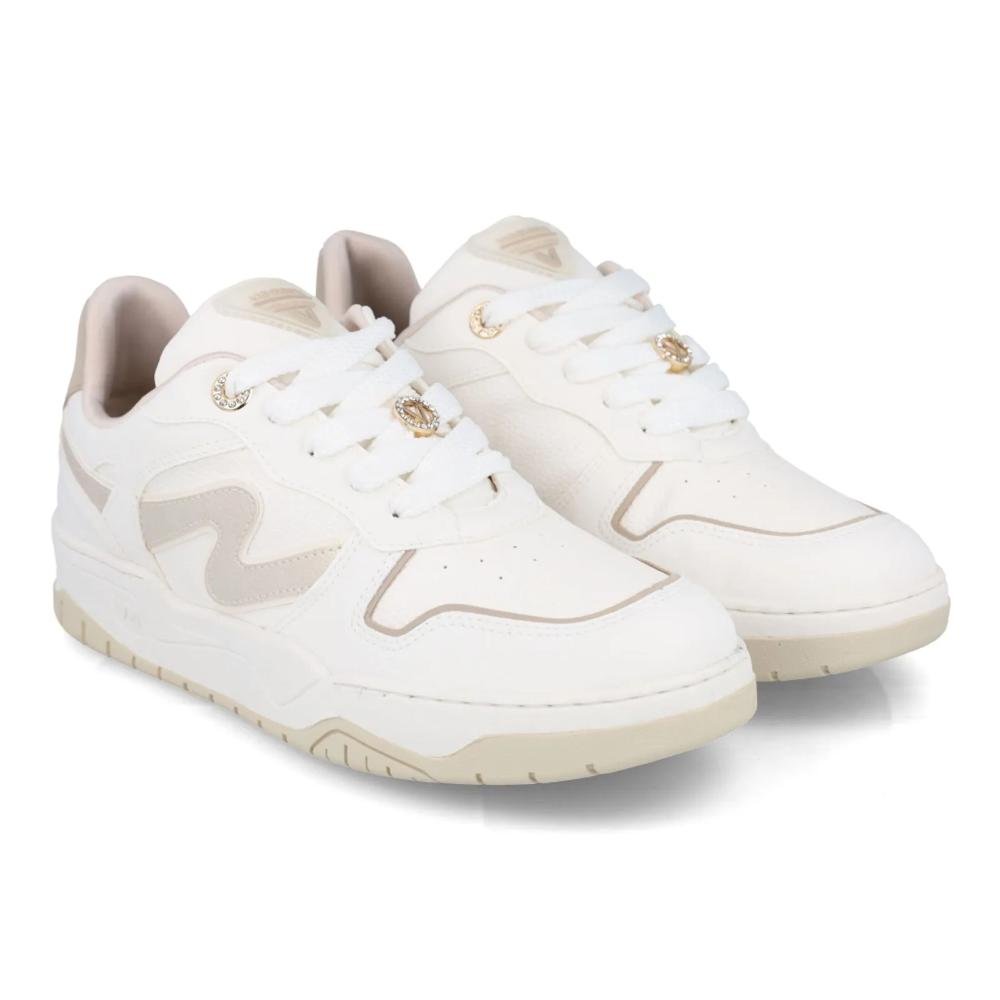 Tênis Via Marte Street Feminino Branco/Bege 4