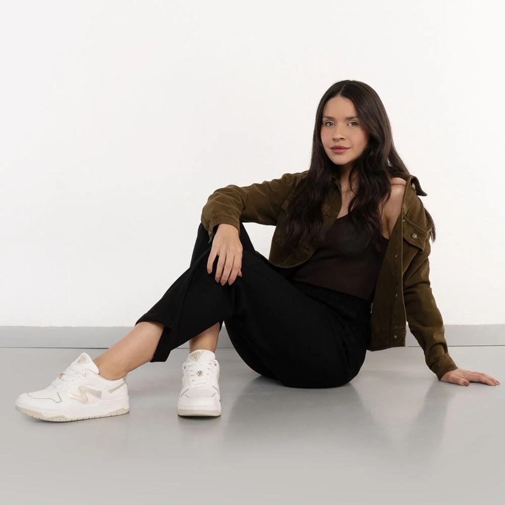 Tênis Via Marte Street Feminino Branco/Bege 10