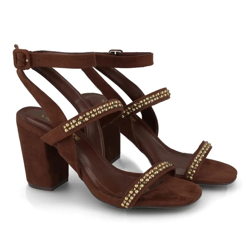 Sandália Via Marte Camurça Ultra Feminina Marrom 3
