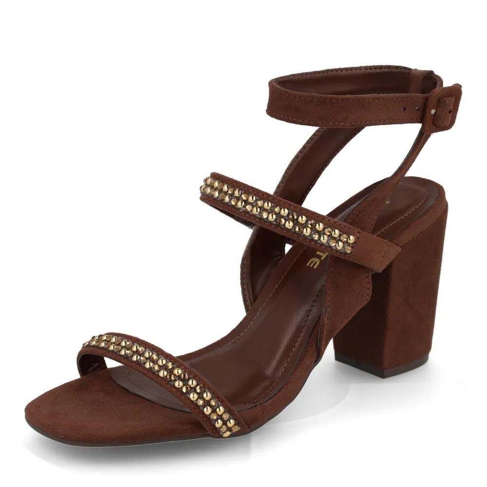 Sandália Via Marte Camurça Ultra Feminina Marrom 5