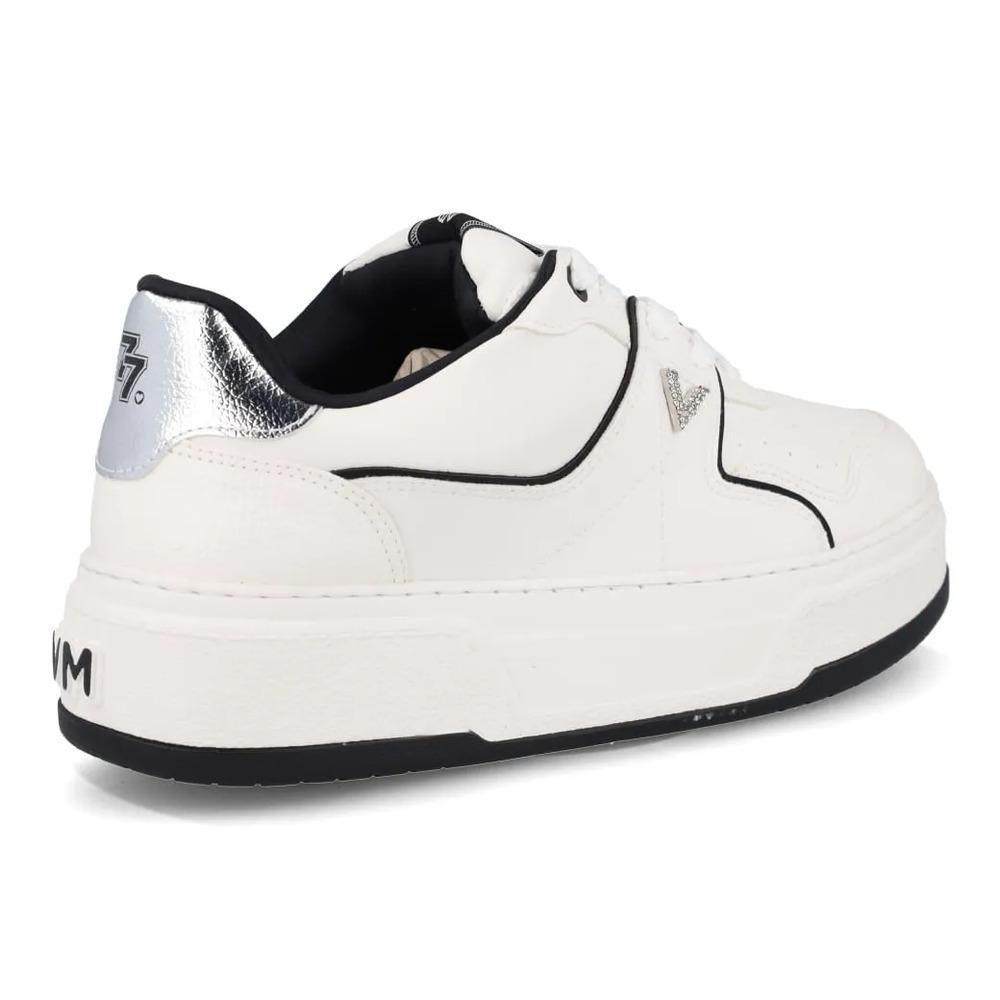 Tênis Via Marte Plataforma Feminino Branco/Preto 6