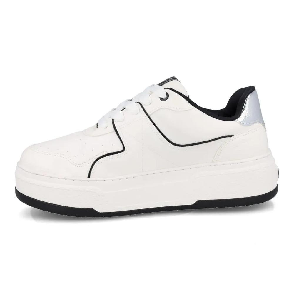 Tênis Via Marte Plataforma Feminino Branco/Preto 2