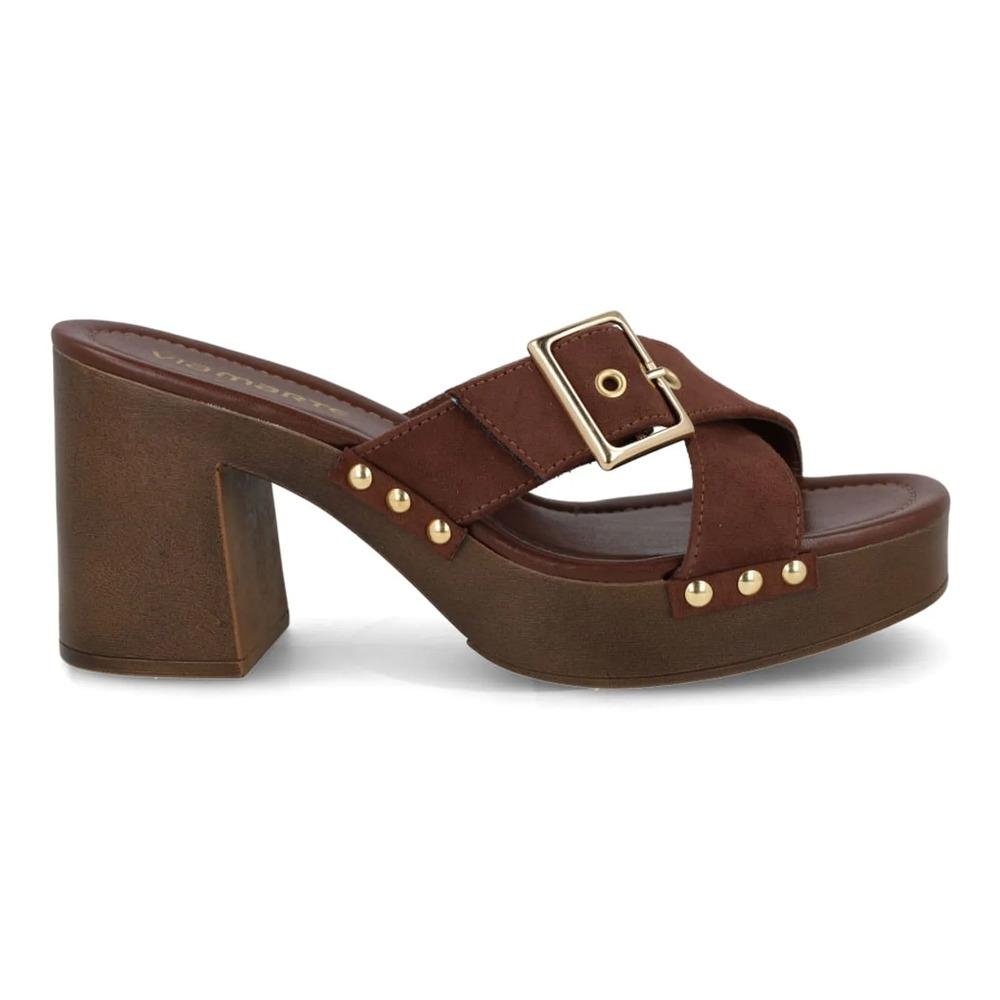 Tamanco Via Marte Tiras Cruzadas Feminino