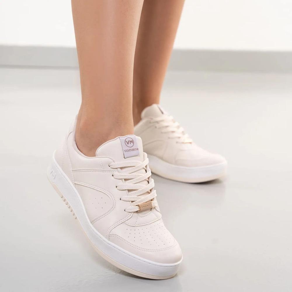 Tênis Via Marte Casual Feminino Branco 5