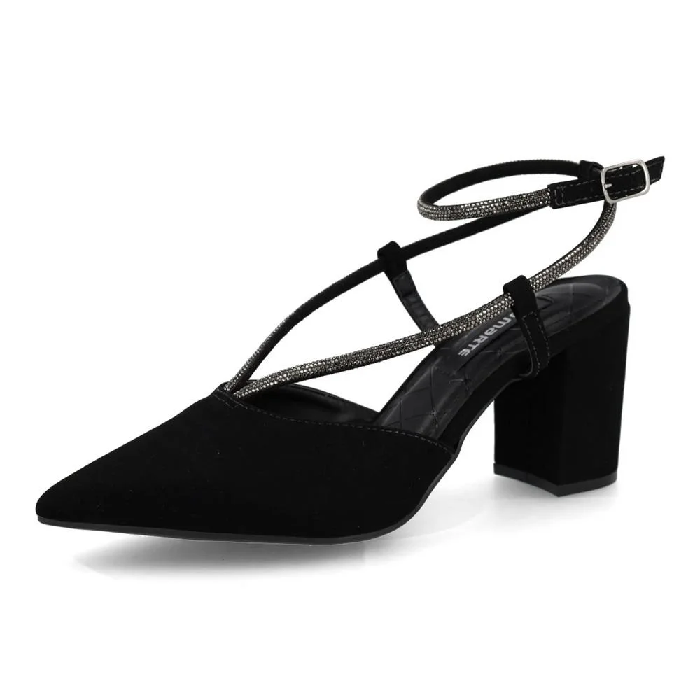 Sapato Via Marte Bico Fino Feminino Preto 5